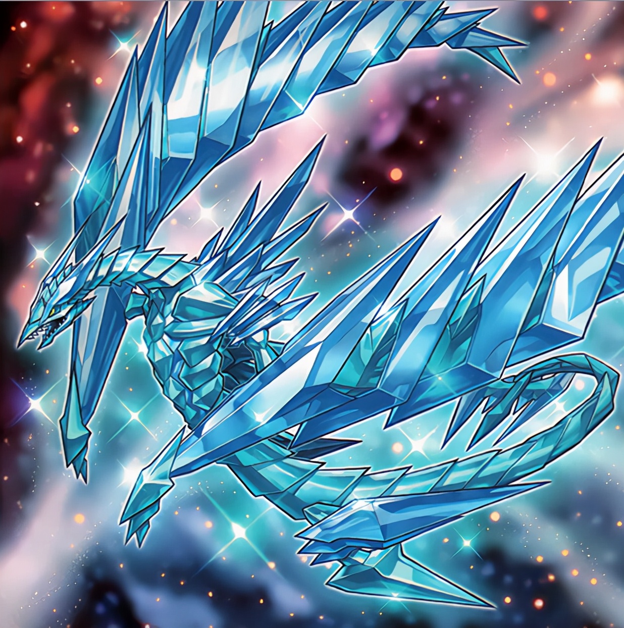 游戏王卡片力量5_游戏王拉长石龙 水晶龙 水晶机巧紫晶龙