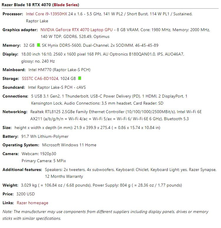 雷蛇笔记本是什么系统_Razer Blade 18 review_Smaller than many 17-inch gaming laptops