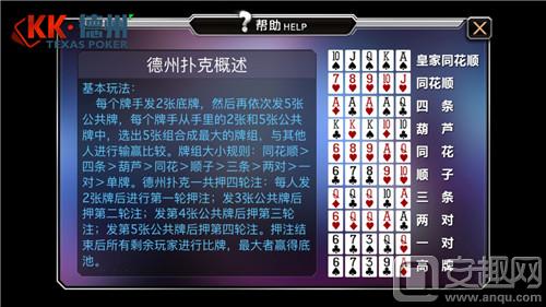 kk德州牌型攻略 kk德州新手游戏规则介绍