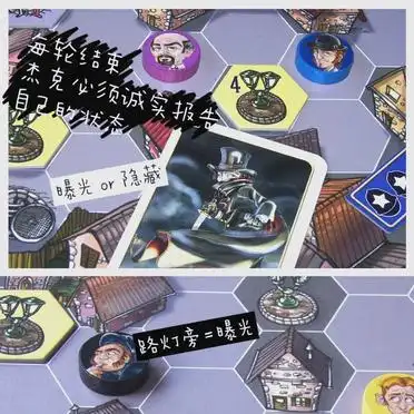 开膛手杰克非对称博弈游戏_妙探寻凶桌游游戏规则_开膛手杰克双人桌游攻略