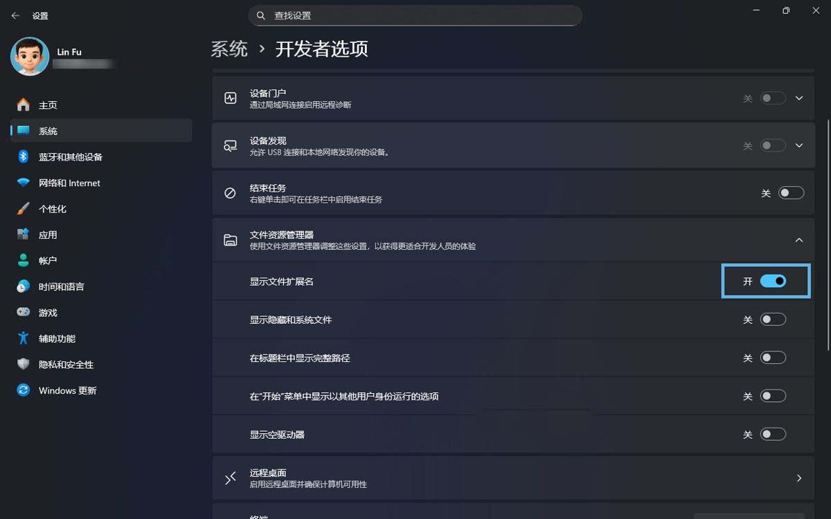 Windows 11 显示文件扩展名方法_电脑上的扩展名怎么显示出来_Windows 11 文件后缀名设置
