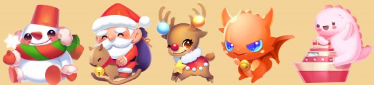《天天爱消除》圣诞版本五位全新宠物