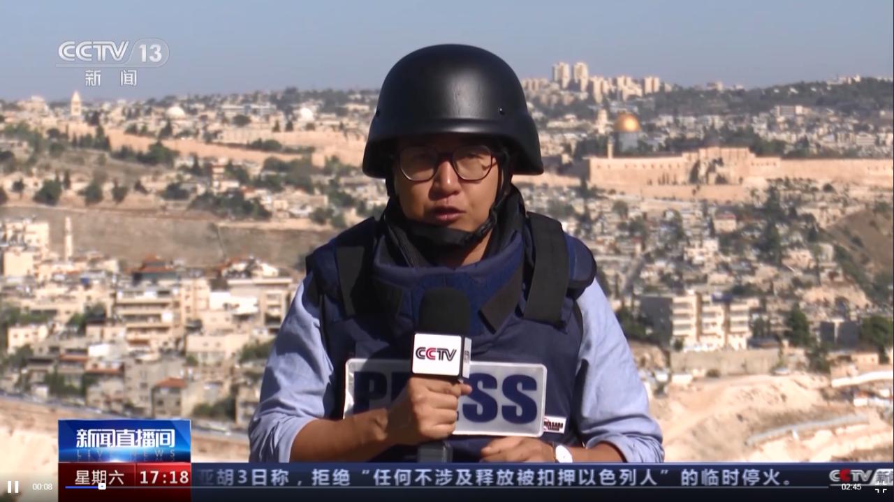巴以战地女记者陈慧慧上热搜，还有这些中国记者走上前线
