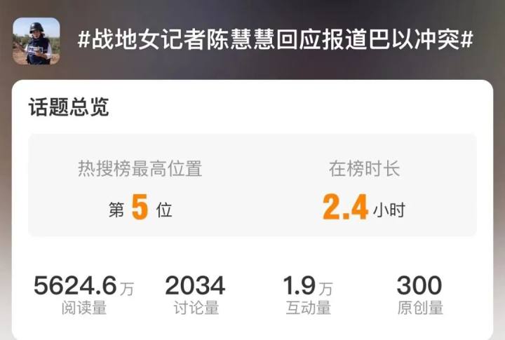 这名冲上热搜的战地女记者，是我们浙江姑娘