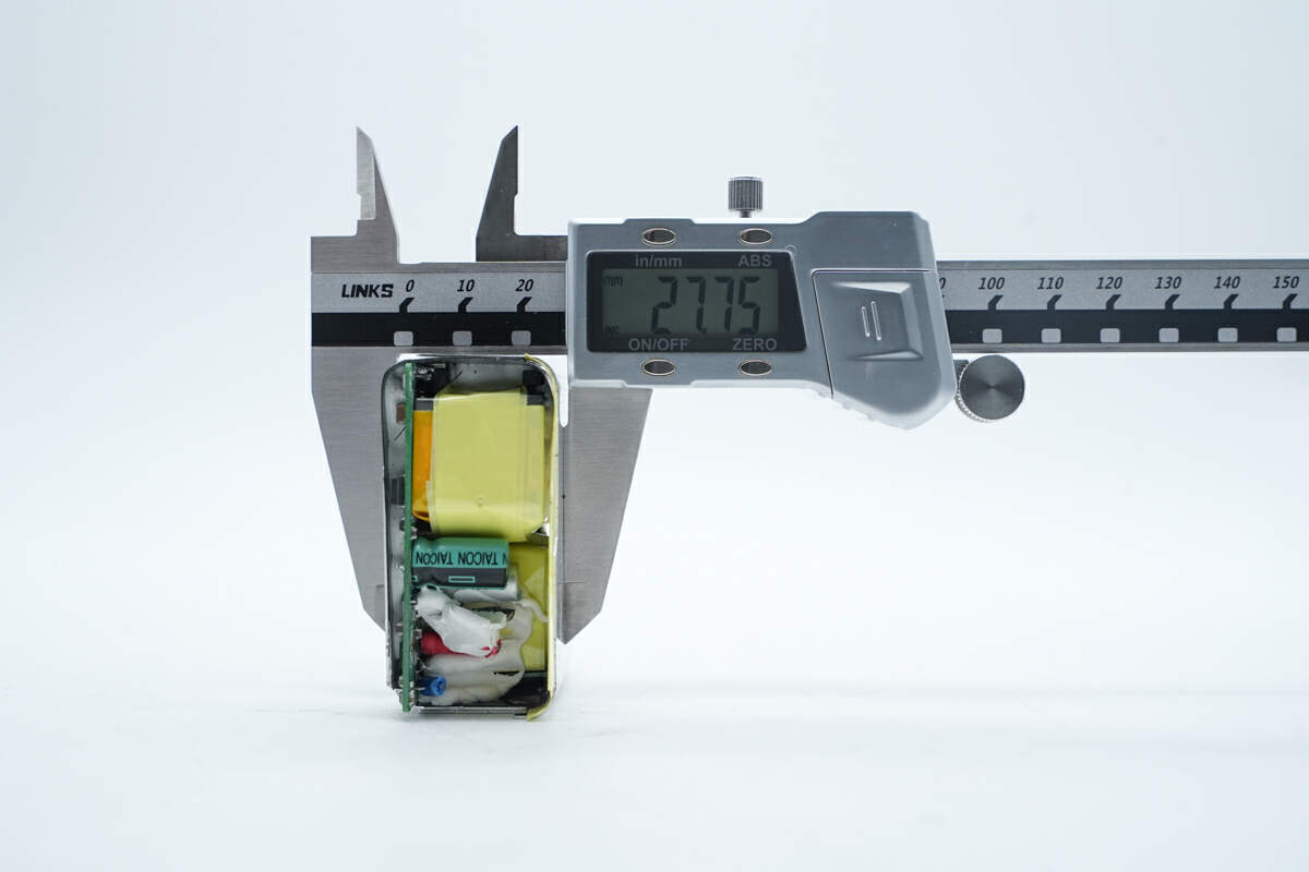 联想原装100W氮化镓电源适配器拆解_联想电脑电源线通用吗_氮化镓电源适配器内部方案和用料