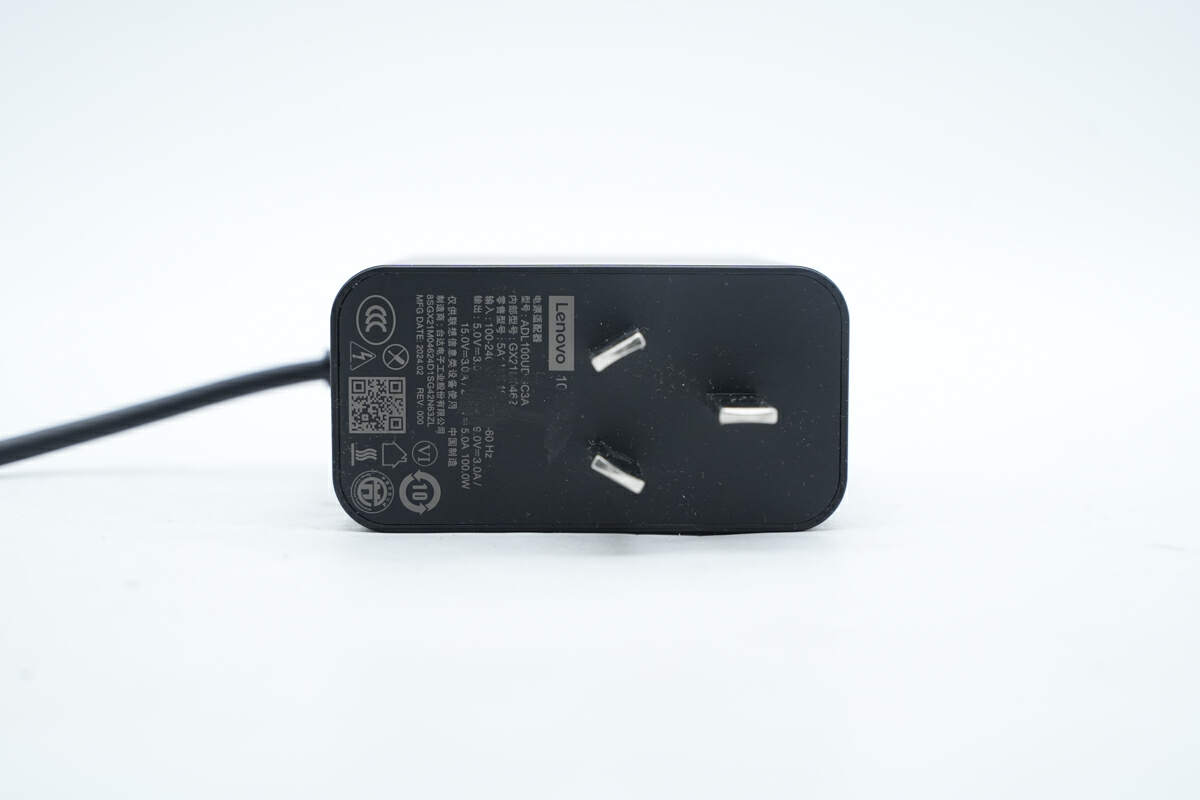 联想电脑电源线通用吗_氮化镓电源适配器内部方案和用料_联想原装100W氮化镓电源适配器拆解