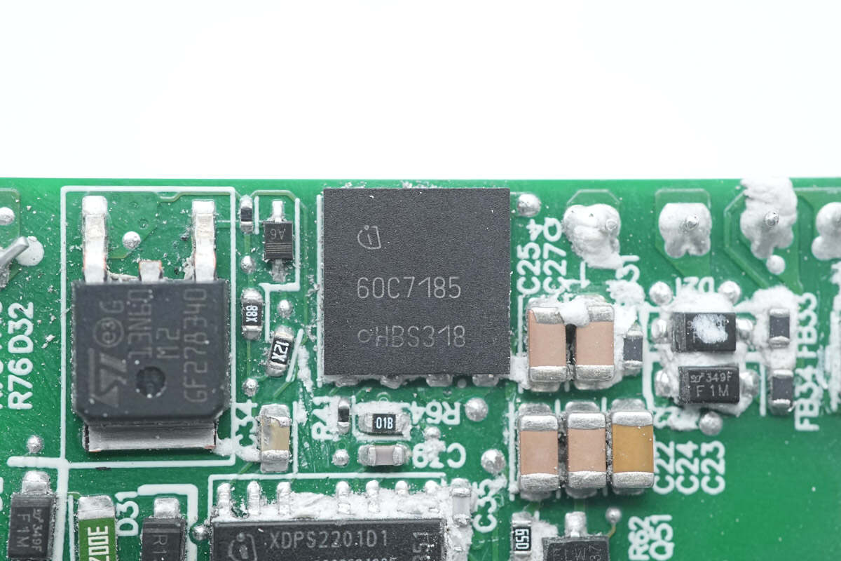 联想原装100W氮化镓电源适配器拆解_氮化镓电源适配器内部方案和用料_联想电脑电源线通用吗