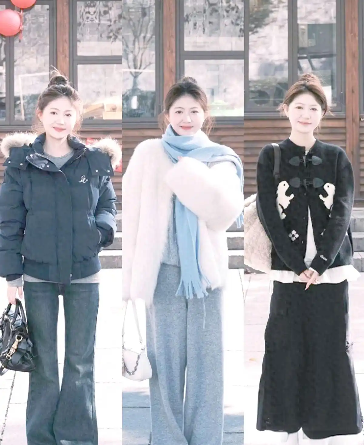 多彩大衣搭配建议_冬季穿搭技巧_冬季粗细腰带搭配