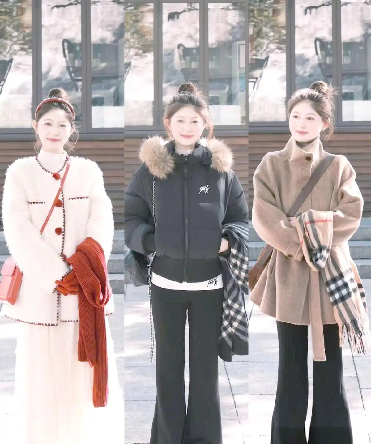 多彩大衣搭配建议_冬季穿搭技巧_冬季粗细腰带搭配