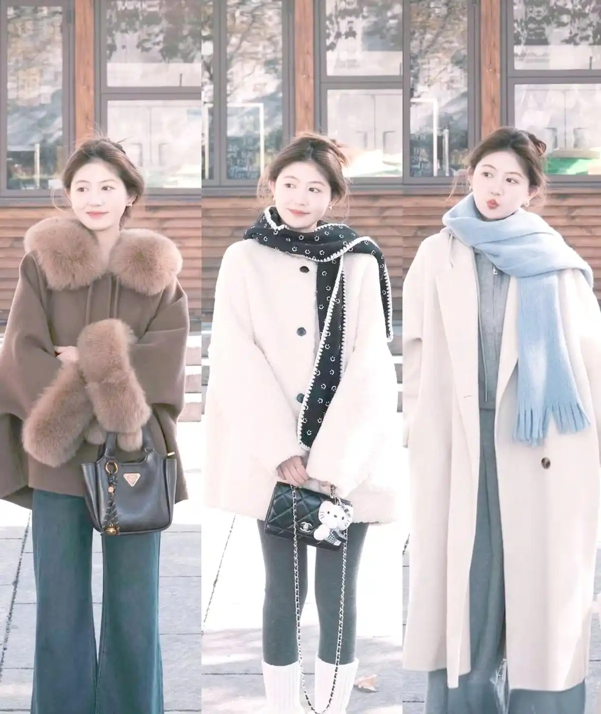 冬季穿搭技巧_冬季粗细腰带搭配_多彩大衣搭配建议