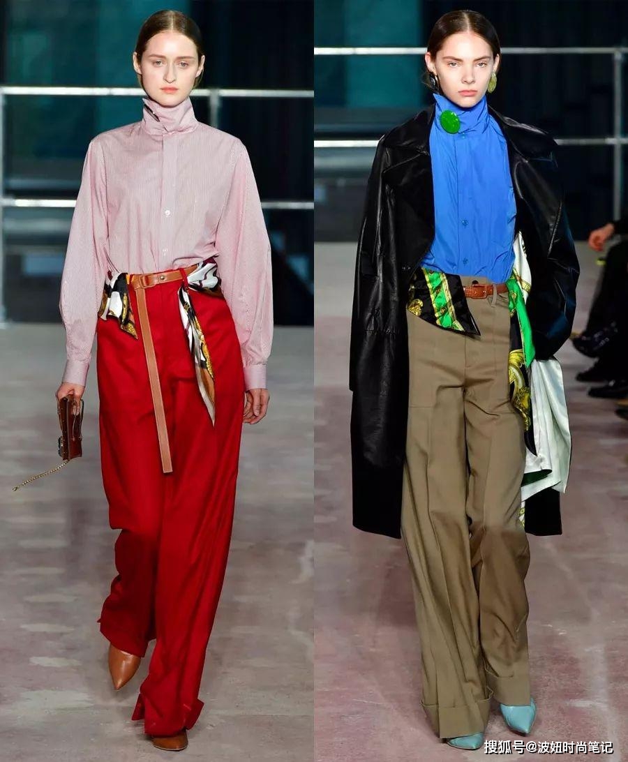 冬季粗细腰带搭配_基础款腰带穿搭技巧_女性穿衣搭配腰线细节