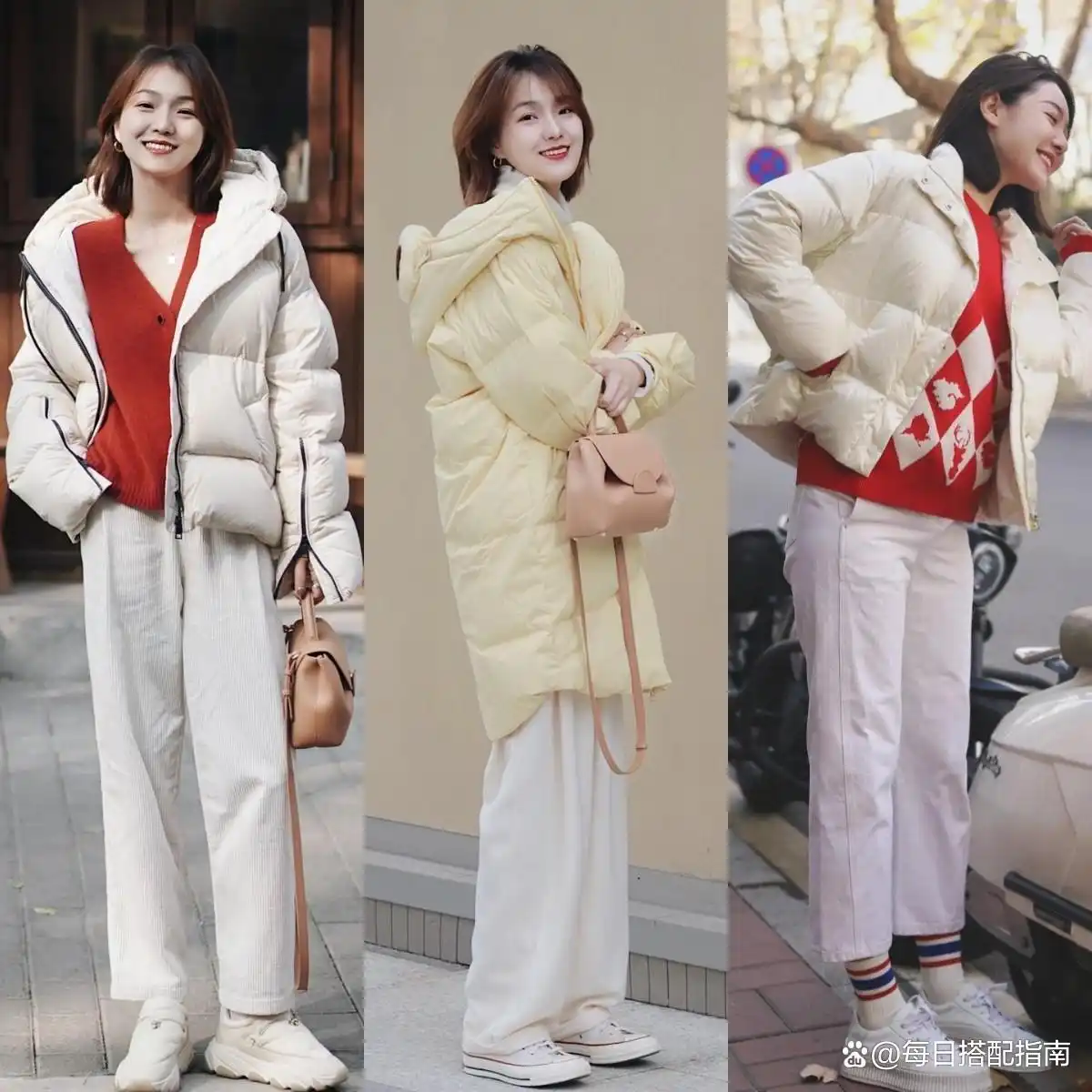 冬季时尚穿搭_冬季粗细腰带搭配_羽绒服搭配技巧