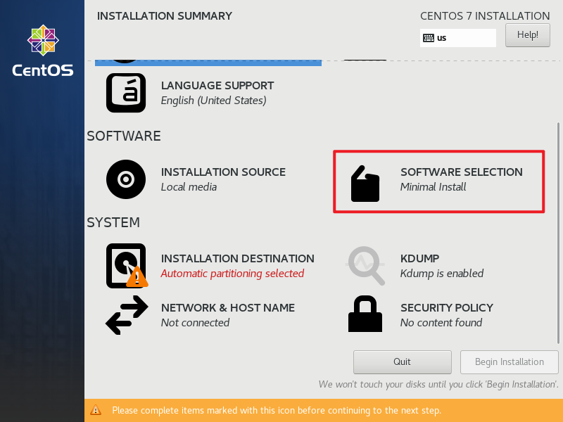 VMware Workstation Pro 14 CentOS 7 x86_64 installation guide_CentOS 7 virtual machine setup with Aliyun mirror_虚拟机使用实际网卡