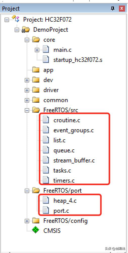 web freer download free_华大单片机HC32F072 FreeRTOS移植教程_FreeRTOS V10.4.3 HC32F072移植步骤
