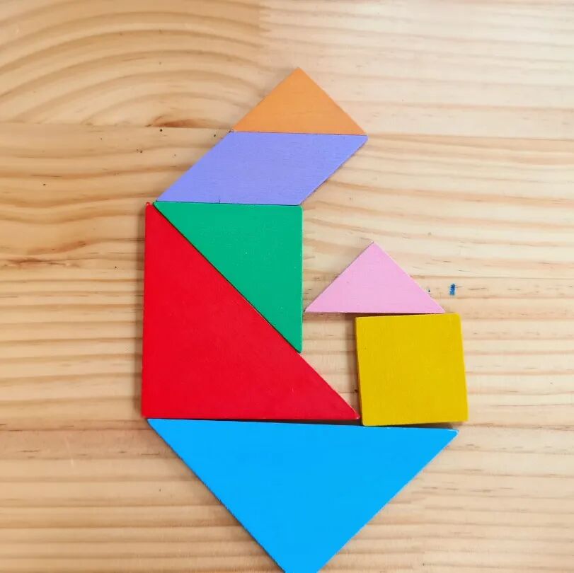 七巧板拼图游戏_智力拼图游戏_七巧板幼儿园活动