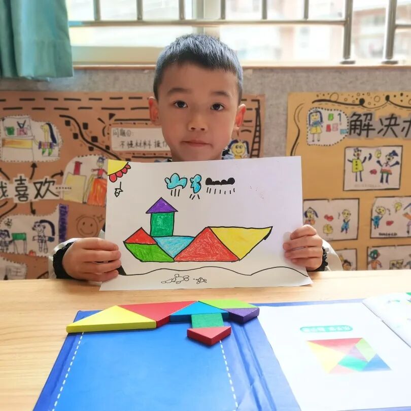 七巧板幼儿园活动_七巧板拼图游戏_智力拼图游戏