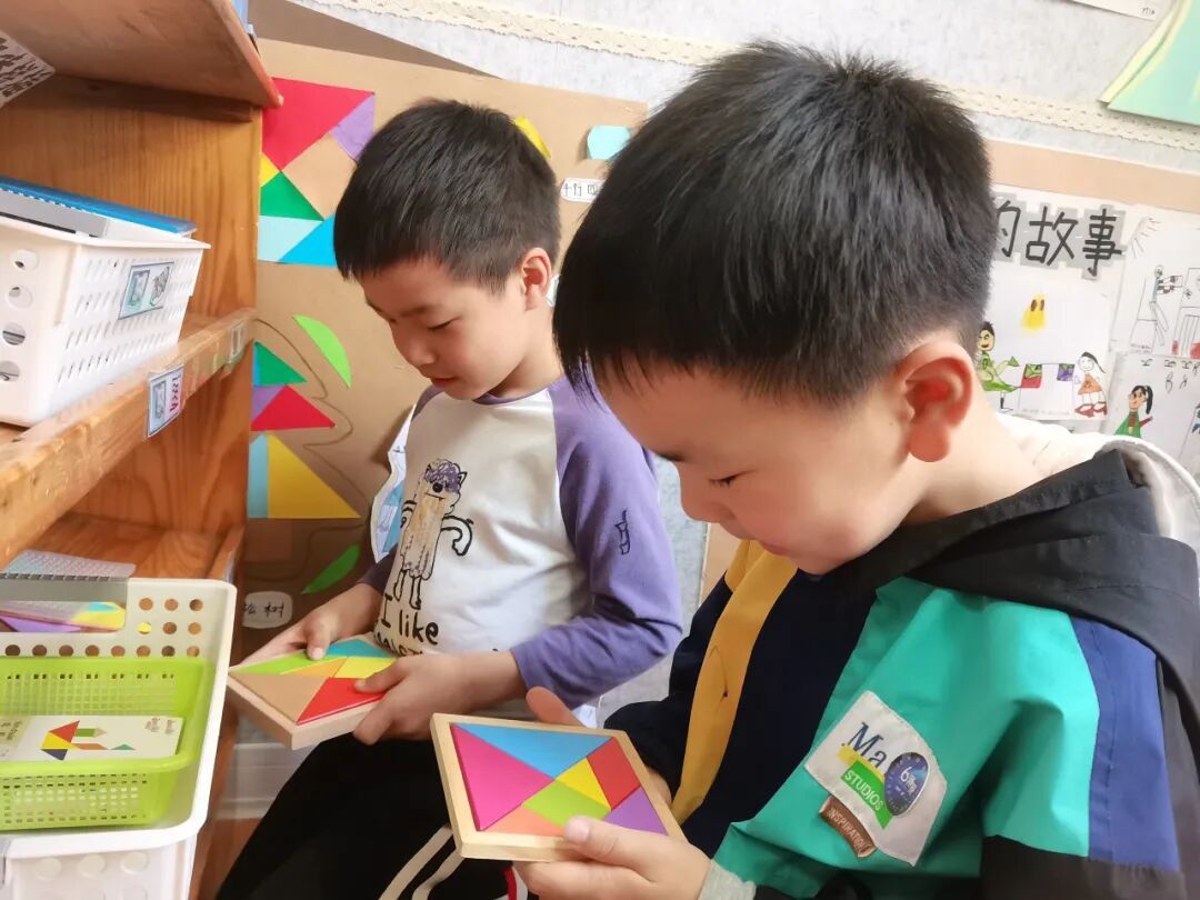 七巧板幼儿园活动_智力拼图游戏_七巧板拼图游戏