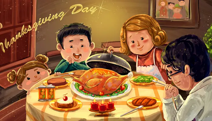 关于感恩节的图片_感恩节传统活动_感恩节南瓜饼文化