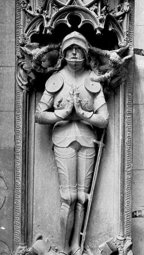 15世纪板甲骑士绘画_哥特米兰板甲设计_哥特板甲