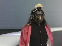 犹如雷公一般的妆发,还以为是电脑特效做的!