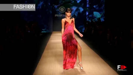 欧美模特火辣走秀,途中还不忘迈开双腿,我不淡定了!