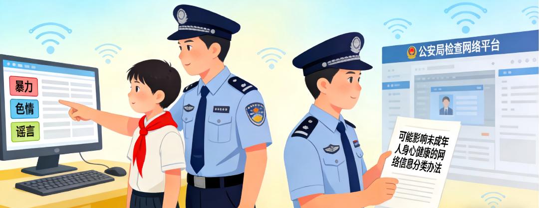 网警划重点！《可能影响未成年人身心健康的网络信息分类办法》