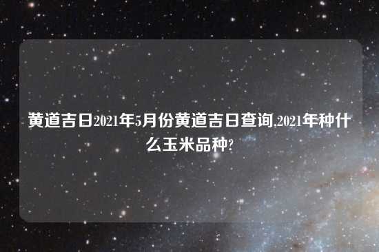 黄道吉日2021年5月份黄道吉日查询,2021年种什么玉米品种?