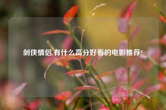 剑侠情侣,有什么高分好看的电影推荐?