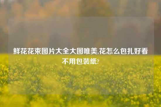 鲜花花束图片大全大图唯美,花怎么包扎好看不用包装纸?