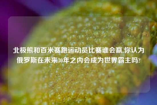 北极熊和百米赛跑运动员比赛谁会赢,你认为俄罗斯在未来30年之内会成为世界霸主吗?
