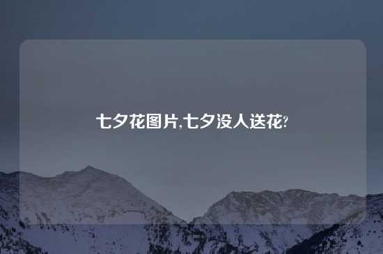 七夕花图片,七夕没人送花?
