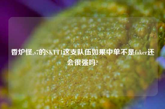 香炉怪,s7的SKTT1这支队伍如果中单不是faker还会很强吗?