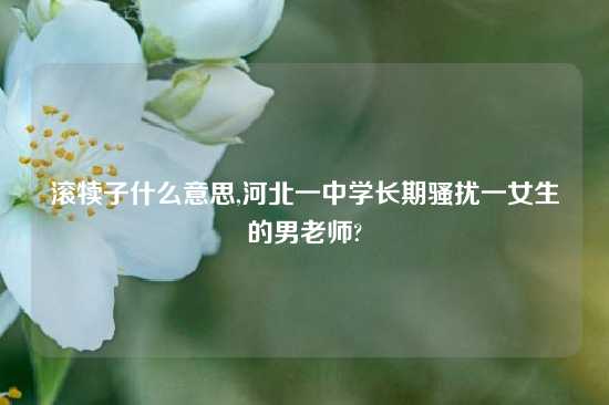 滚犊子什么意思,河北一中学长期骚扰一女生的男老师?