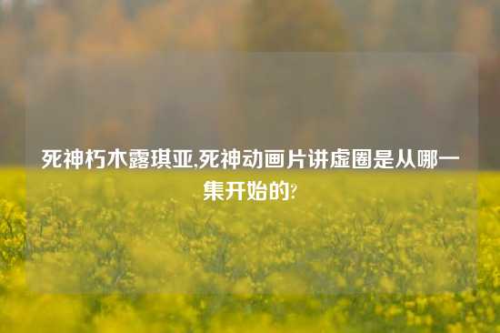 死神朽木露琪亚,死神动画片讲虚圈是从哪一集开始的?