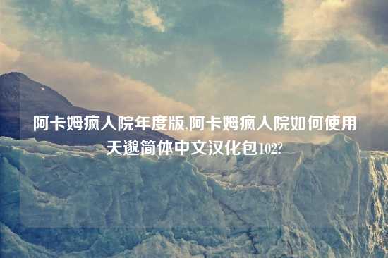 阿卡姆疯人院年度版,阿卡姆疯人院如何使用天邈简体中文汉化包102?