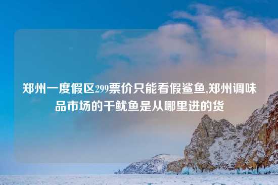 郑州一度假区299票价只能看假鲨鱼,郑州调味品市场的干鱿鱼是从哪里进的货